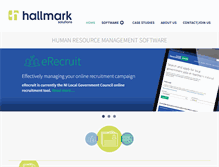 Tablet Screenshot of hallmarksolutions.co.uk